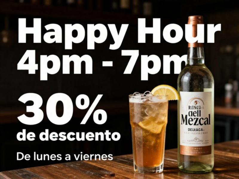 Happy Hour 4pm - 7pm